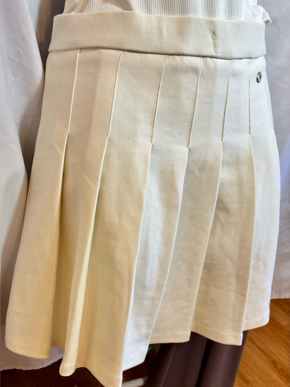 White tennis skirt size small ZARA
